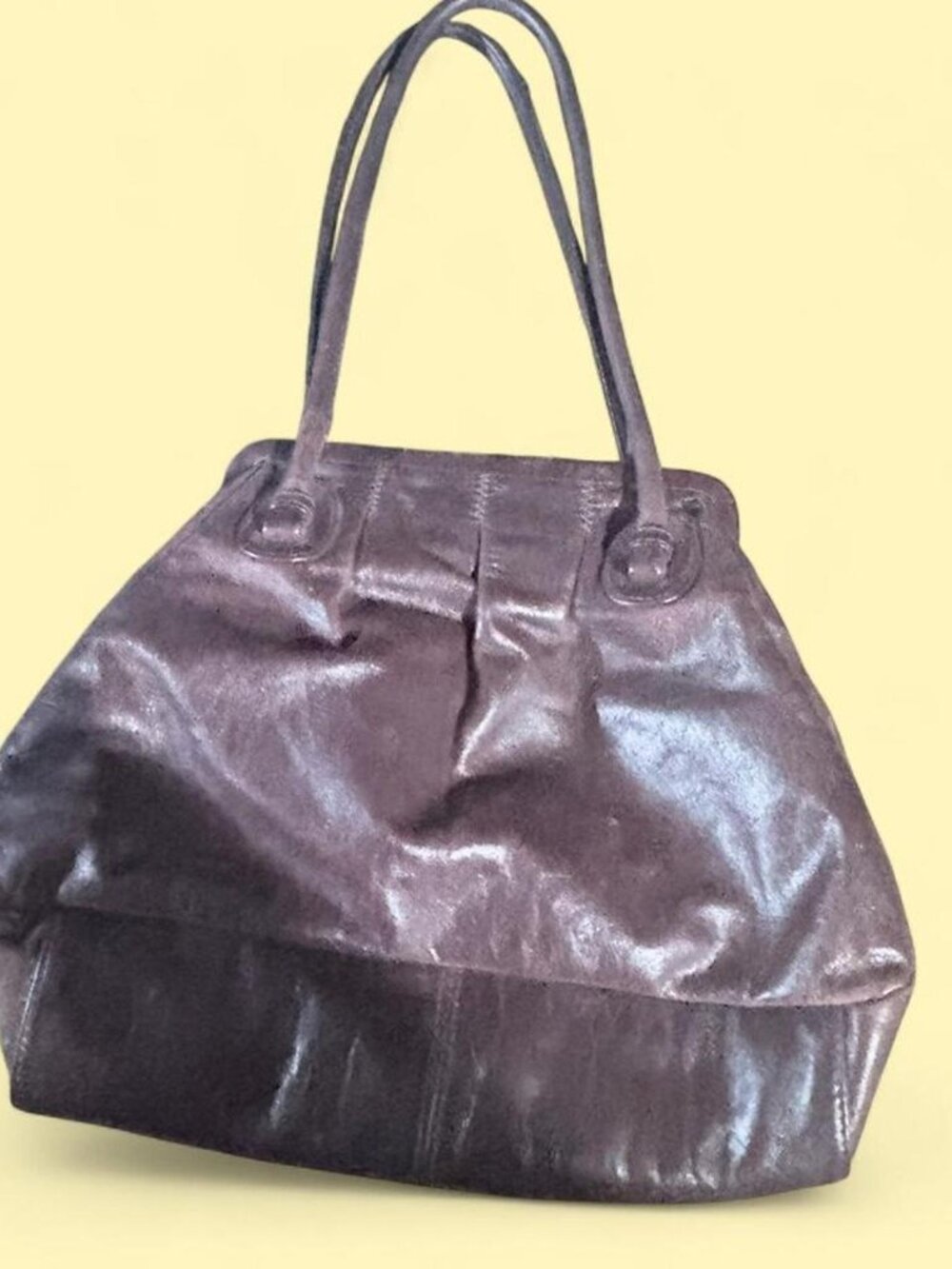 Classic Women's Tote Bag in Dark Brown
